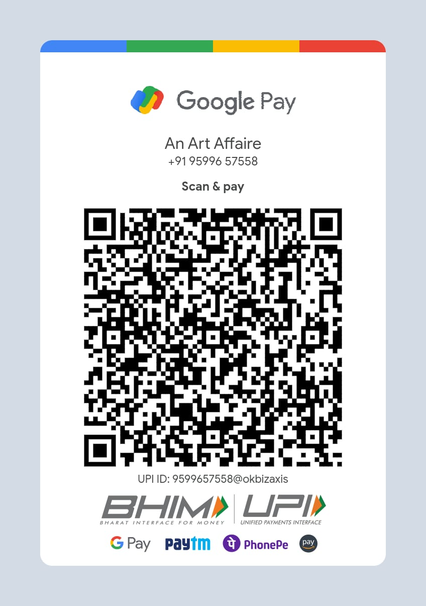 An Art Affaire — Google Pay / UPI QR code